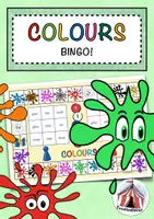 Vorschau - Spiele - Colours Bingo – Spielfeld für den Englischunterricht - Deckblatt
