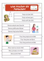 Vorschau - Arbeitsblätter - Klammerkarten Verben DAZ/DAF TEIL 2 - Seite 3