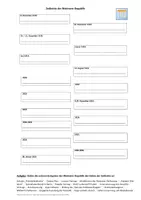 Vorschau - Arbeitsblätter - Zeitleiste "Weimarer Republik" (mit Lösung) - Deckblatt