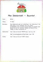 Vorschau - Arbeitsblätter - Bauernhof / Tiere: Selbstlernheft / Arbeitsheft (Differenziert) - DaZ / Sachunterricht - Kl. 1/2 - Seite 1