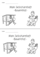 Vorschau - Arbeitsblätter - Bauernhof / Tiere: Selbstlernheft / Arbeitsheft (Differenziert) - DaZ / Sachunterricht - Kl. 1/2 - Seite 2