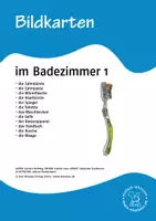 Vorschau - Bildkarten - Bildkarten Deutsch: Im Badezimmer 1 - Deckblatt