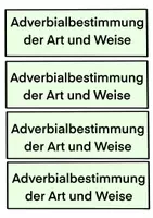 Vorschau - Präsentationen/Tafelbilder - Tafelkarten Satzglieder - Seite 1