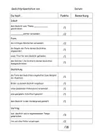 Vorschau - Merkblätter - Bogen Gedichtwerkstatt zur Auswertung und Transparenz - Seite 2