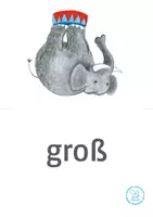 Vorschau - Bildkarten - Bildkarten Deutsch: Gegensätze 1 - Seite 1