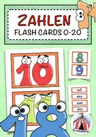 Vorschau - Präsentationen/Tafelbilder - Flash cards Zahlen 0-20 – Bild- und Wortkarten – DaZ/DaF - Deckblatt