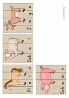 Vorschau - Spiele - Erstlesepuzzle Bauernhof (9 Puzzles + Arbeitsblatt) - Seite 3