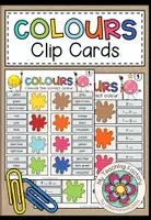 Vista previa - Juegos / Gamificación - COLOURS - Clip Cards (2 versions) - Portada