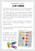 Vista previa - Juegos / Gamificación - COLOURS - Clip Cards (2 versions) - página 1
