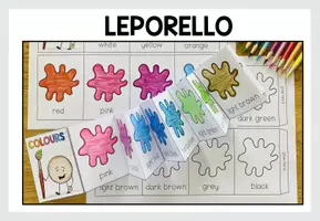 Vista previa - Hojas de trabajo - COLOURS - Leporello - página 1