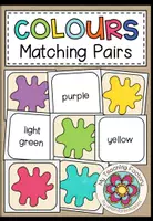 Vista previa - Juegos / Gamificación - COLOURS - Matching Pairs - Portada