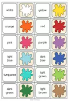 Vista previa - Juegos / Gamificación - COLOURS - Matching Pairs - página 2