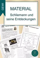 Vorschau - Arbeitsblätter - Materialpaket "Der trojanische Krieg"+"Schliemann" (mit Lösungen) - Seite 1