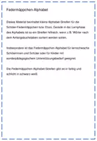 Vorschau - Fördermaterial/Inklusion - Federmäppchen-Alphabet (ABC) - Seite 1