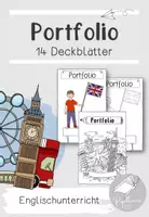 Vorschau - Arbeitsblätter - Portfolio | Deckblätter | Englisch - Deckblatt