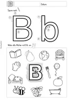 Vorschau - Unterrichtsreihen - Buchstabenheft B | Buchstabeneinführung Anfangsunterricht | Deutsch Klasse 1 - Seite 2