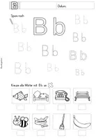 Vorschau - Unterrichtsreihen - Buchstabenheft B | Buchstabeneinführung Anfangsunterricht | Deutsch Klasse 1 - Seite 3
