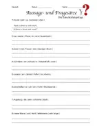 Vorschau - Arbeitsblätter - DaZ: Entscheidungsfragen bilden - Arbeitsblätter - Seite 3