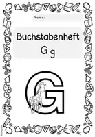 Vorschau - Unterrichtsreihen - Buchstabenheft G | Buchstabeneinführung - Seite 1