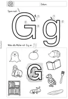 Vorschau - Unterrichtsreihen - Buchstabenheft G | Buchstabeneinführung - Seite 2