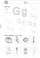 Vorschau - Unterrichtsreihen - Buchstabenheft G | Buchstabeneinführung - Seite 3