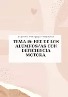 Vista previa - Unidades / Secuencias / Situaciones de Aprendizaje - Oposiciones Pedagogía Terapéutica: esquema tema 18 - Portada