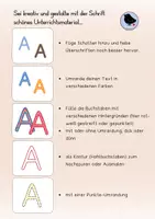 Vorschau - Mal- und Bastelvorlagen - Materialpaket 3 Schriftarten / Fonts (kommerziell nutzbar) - Seite 2