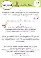 Vorschau - Mal- und Bastelvorlagen - Wikinger Türanhänger "Stärken finden" - mehrfach differenziert - Cliparts handgezeichnet - Seite 1