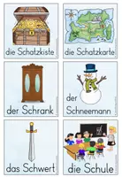 Vorschau - Bildkarten - Bildkarten "Sch" (Anlaut, Inlaut, Auslaut) - Seite 3