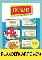Vorschau - Fördermaterial/Inklusion - Frühling Plauderkärtchen; 39 Konversationsstarter (Deutsch; DaZ) - Deckblatt