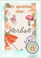 Vorschau - Fördermaterial/Inklusion - Herbst Sprechanlass - Deckblatt