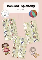 Vorschau - Stationenlernen - Dominos - Spielzeug (DAZ/ DAF) - Deckblatt