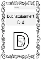 Vorschau - Unterrichtsreihen - Buchstabenheft D | Buchstabeneinführung Klasse 1 - Seite 1
