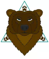 Vorschau - Poster - Grizzly Bär Tier Motiv - Ein Raubtier - Deckblatt