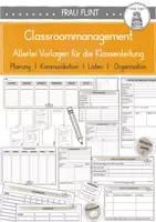 Vorschau - Anderer Materialtyp - Classroom Management - Vorlagen für Klassenleitungen (Planung / Kommunikation / Listen / Organisation) - Deckblatt