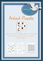 Vorschau - Arbeitsblätter - P, Puzzle, Anlaut, Anfangsunterricht, Buchstabe P - Deckblatt