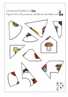 Vorschau - Arbeitsblätter - P, Puzzle, Anlaut, Anfangsunterricht, Buchstabe P - Seite 3