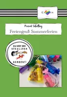 Vorschau - Anderer Materialtyp - ☀️📝🎸 Etikett: Feriengruss Sommer ☀️📝 🎸 - Deckblatt