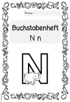 Vorschau - Unterrichtsreihen - Buchstabenheft N | Buchstabeneinführung | Anfangsunterricht | Klasse 1 - Seite 1