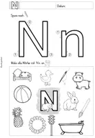 Vorschau - Unterrichtsreihen - Buchstabenheft N | Buchstabeneinführung | Anfangsunterricht | Klasse 1 - Seite 2