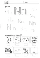 Vorschau - Unterrichtsreihen - Buchstabenheft N | Buchstabeneinführung | Anfangsunterricht | Klasse 1 - Seite 3