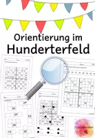 Vorschau - Arbeitsblätter - Materialpaket, Zahlenraum 100, Orientierung, Bündeln, Hunderterfeld, Einer, Zehner - Seite 1