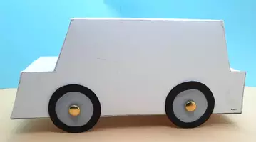 Vorschau - Arbeitsblätter - Kunst und Werken: Coole 3D Autos basteln - Seite 2