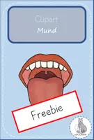 Vorschau - selbst erstellte Cliparts/Grafiken - Freebie Mund Zunge schmecken Clipart - Deckblatt