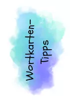 Vorschau - Poster - Wortkarten-Tipps zum Aufhängen! - Seite 1