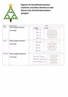 Vorschau - Arbeitsblätter - Vielecke Koordinatensystem spiegeln - Deckblatt