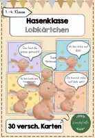 Vorschau - Bildkarten - Hasenklasse 30 Lobkärtchen - Deckblatt