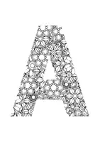 Vorschau - Arbeitsblätter - Buchstaben zum Ausmalen Vorlage für alle Grossbuchstaben - Seite 2