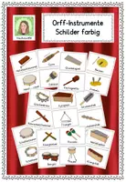 Vorschau - Poster - Materialpaket Bildkarten Orff-Instrumente - Seite 1