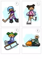 Vorschau - Arbeitsblätter - Lesespaziergang Winter: Deutsch - Kl. 1/2 (Sinnentnehmendes Lesen & Bewegung) - Seite 2